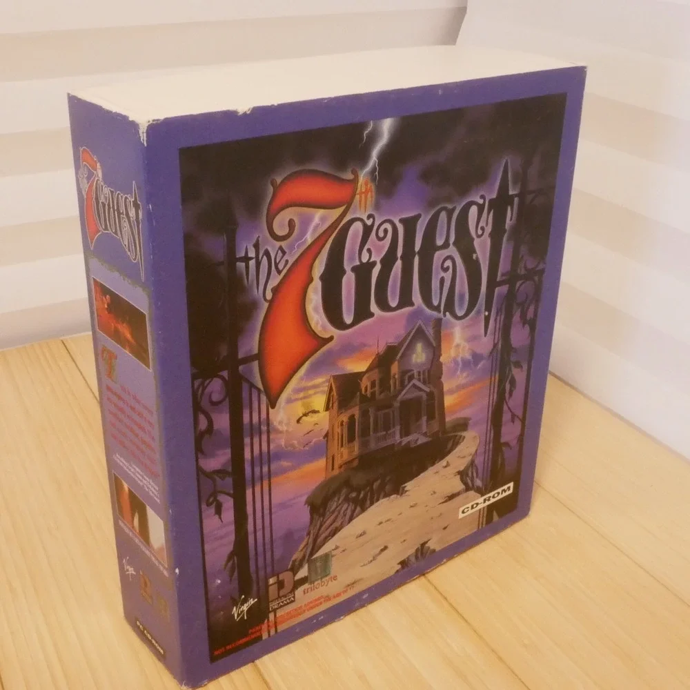 The 7th Guest (PC CD-ROM) VINTAGE‎ BIG BOX with Manual, CD & More (see photos)
